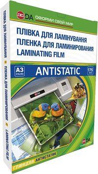 Пленка для ламинирования DA Antistatic A3 175 мкм 303&times;426 мм глянцевая, 100 шт/уп 11201011311YA фото