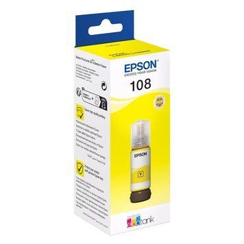 Epson 108 оригінальне чорнило для EPSON L8050 L18050 70 мл Yellow Жовтий C13T09C44A фото