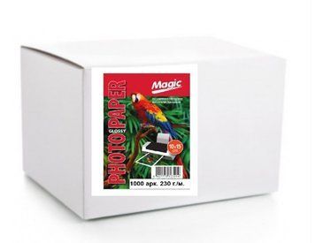 Magic GLOSSY 10x15, 230 г/м&sup2; &mdash; глянцевий фотопапір для принтера, 1000 аркушів 6928885623012x10 фото