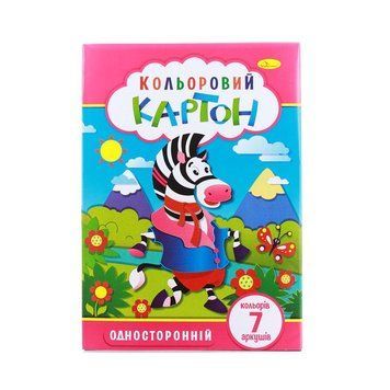 Набор цветного картона А4 7 цветов КК-А4-7 4820078282971 фото