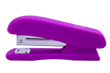 Степлер пластиковий RUBBER TOUCH, 20арк, (скоби №24; 26), 127х54х33мм, фіолетовий, BM.4202-07 (4823078956453) 4823078956453 фото