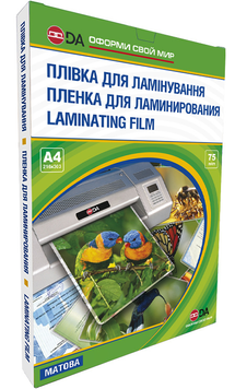 Пленка для ламинирования DA Antistatic A4 75 мкм 216&times;303 мм матовая, 100 шт/уп 1120102120600 фото