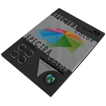 Папір Spectra Color А4 80г/м2 100 аркушів чорний 401 16.7550 фото