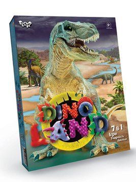 Креативное творчество "Dino Land 7 в 1" укр, DL-01-01U, Danko Toys 4823102807737 фото