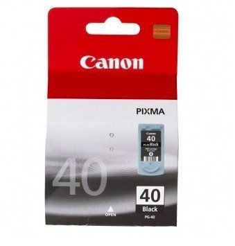 Картридж для принтера Canon PG-40 Black iP1200, iP1300, iP1600, iP1700, iP1800, iP1900, iP2200, iP2500, iP2600, MP140, MP150, MP160, MP170, MP180, MP190, MP210, MP220 , MP450, MP460, MX300 MX310 0615B025AA фото
