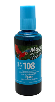 Чернила Magic для Epson №108, светло-голубой (Light Cyan), 100 мл (6927777108156) 6927777108156 фото