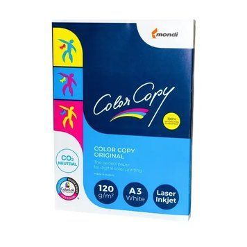 Папір офісний картон А3, 120г/м2, 250арк, Color Copy Mondi Папір щільний А3 для принтера 43768 фото