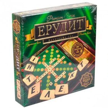 Гра велика настільна "Ерудит PREMIUM SERIES" укр, G-ER-U-01, Danko toys 4820186072723 фото