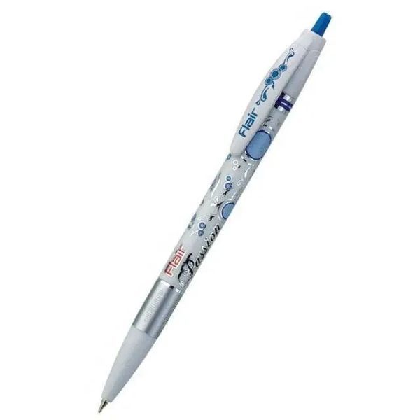 Ручка шариковая автоматическая Flair "Passion" 0,5 мм синяя 964F 8901765141088 фото