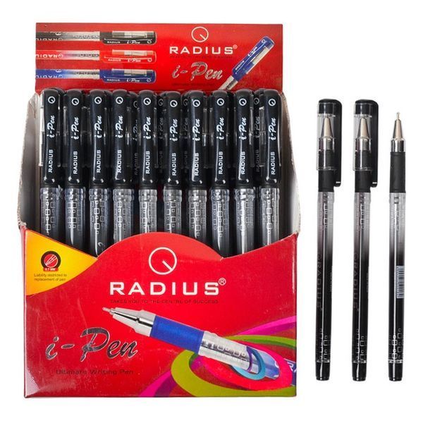 Ручка шариковая "i-Pen" на масляной основе 0.7мм, черная"Radius" 2000516041229 фото