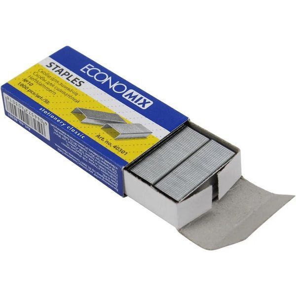 Скоби для степлера №10 Economix E40301 4044572403018 фото