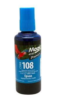 Чернила Magic для Epson №108, голубой (Cyan), 100 мл (6927777108125) 6927777108125 фото