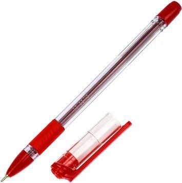 Ручка масляная Hiper Fine Tip 0.7 мм, цвет стержня красный HO-111/НО-515 8906050364333 фото