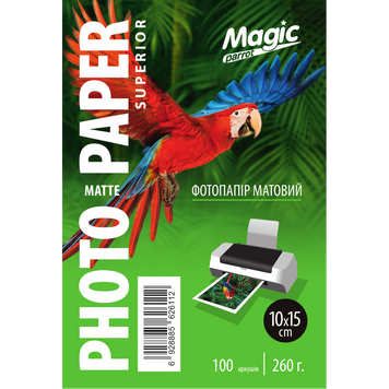 Матовая фотобумага Magic Superior 10&times;15 см, 260 г/м&sup2;, 100 листов 6928885626112 фото