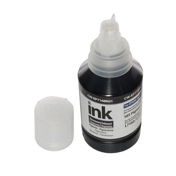 Чорнило ColorWay для принтера Epson L7160/L7180/7188 BK Pigment 140ml (CW-EP716BK01) CW-EP716BK01 фото