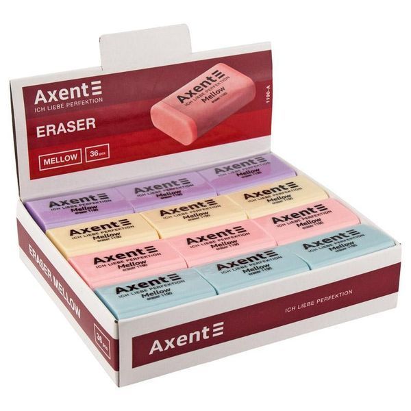 Гумка Axent Mellow 1190-A, асорті 4251458702589 фото