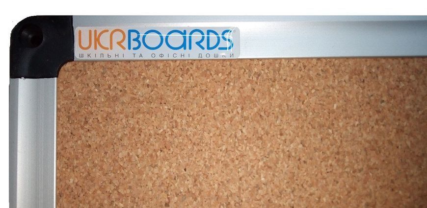 Дошка коркова UkrBroads 100x200 см для нотаток UB100x200C фото