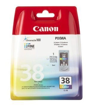 Картридж для принтера Canon CL-38C Color MP140, MP190, MP210, MP220, IP1800, IP1900, IP2500, IP2600 2146B005 фото