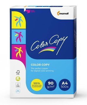 Папір офісний А4, 90г/м2, 500арк, Color Copy (A4.90.CC) Mondi Папір щільний А4 для принтера 9003974416342 / A4.90.CC фото
