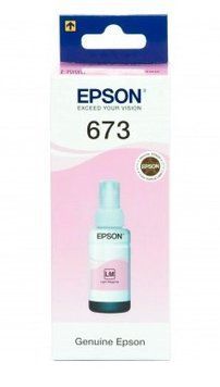 Оригинальные чернила для принтера Epson L800/L805/L810/L850/L1800 № 673 (Light Magenta) 70 ml (C13T67364A) C13T67364A фото