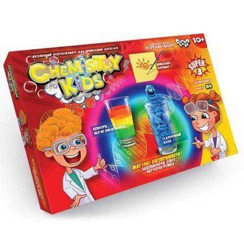 Безопасный образовательный набор для проведения опытов "CHEMISTRY KIDS" укр, CHK-02-04U, Danko Toys 4820186077834 фото