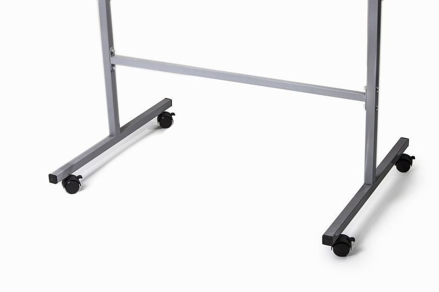 Магнітно-маркерна дошка на колесах UkrBoards 90x120 см поворотна UB-R90x120W фото