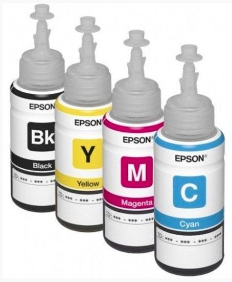 Комплект Оригінального чорнила для принтера Epson (№ 664) L100/L110/L200/L210/L355 L220 L222L300 MULTIPACK 4х70 ml C13T66464A фото