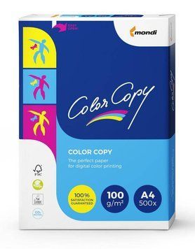Бумага офисная картон А4, 100 г/м2, 500л, Color Copy Mondi Бумага плотная А4 для принтера A4.100.CC фото